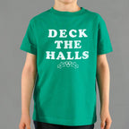 Deck The Halls Christmas Holly Graphic