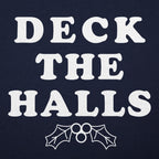 Deck The Halls Christmas Holly Graphic