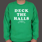 Deck The Halls Christmas Holly Graphic