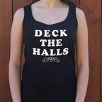 Deck The Halls Christmas Holly Graphic