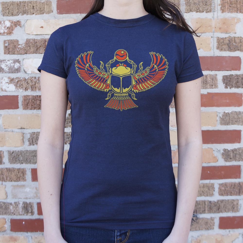 Desert Scarab Winged Egyptian Beetle Graphic