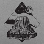 Devil's Tower Retro Graphic