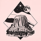 Devil's Tower Retro Graphic