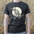 Skeleton Dog Chewing Bone Graphic