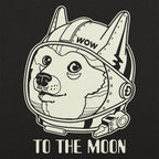 Doge to the Moon Shiba Inu Astronaut Dogecoin Meme