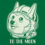 Doge to the Moon Shiba Inu Astronaut Dogecoin Meme