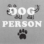 Dog Person with Hand Drawn Dog and Paw Print
