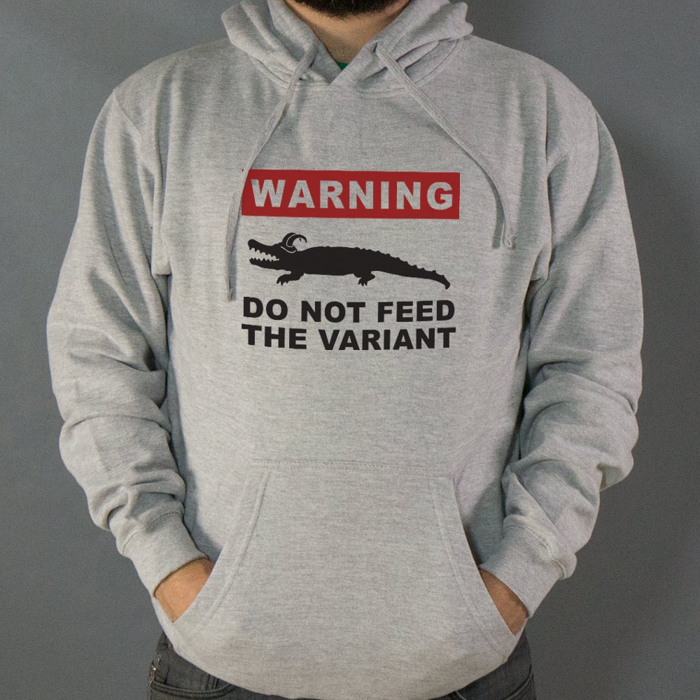 Do Not Feed the Variant Alligator Warning Sign