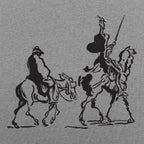 Don Quixote and Sancho Panza on Horseback