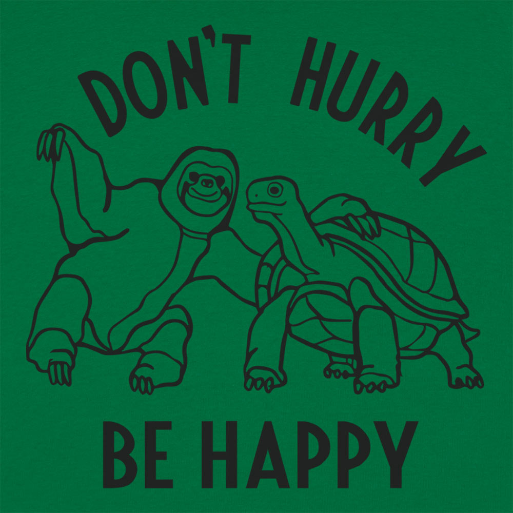 Don't Hurry Be Happy - Sloth and Tortoise