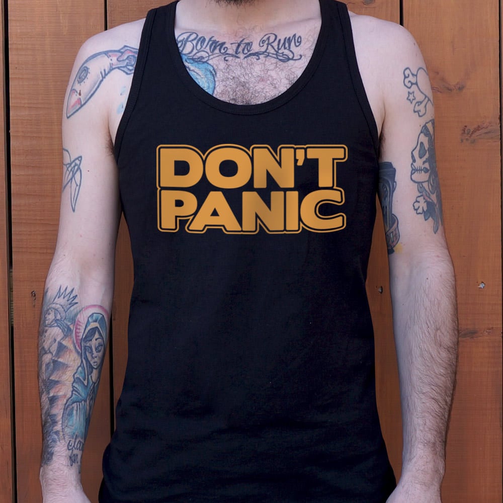 Don't Panic Bold Sci-Fi Galaxy Guide Text