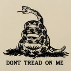 Don't Tread On Me Coiled Rattlesnake Flag