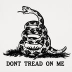 Don't Tread On Me Coiled Rattlesnake Flag