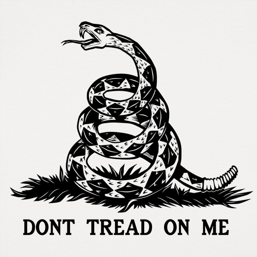Don't Tread On Me Coiled Rattlesnake Flag