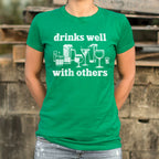 Drinks Well With Others Beer Wine and Cocktail Glasses