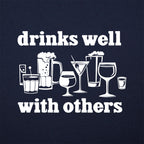 Drinks Well With Others Beer Wine and Cocktail Glasses