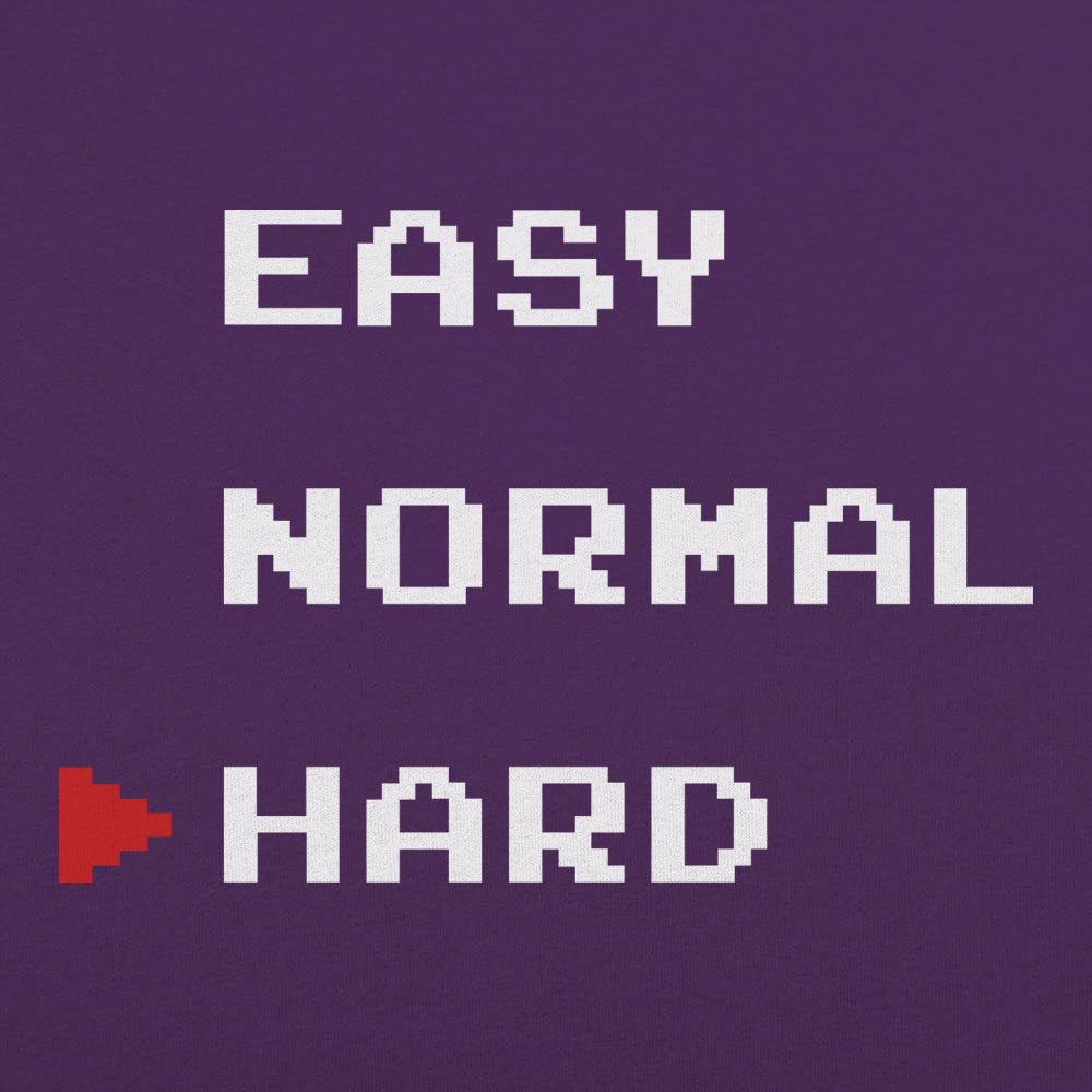 Easy Normal Hard Video Game Difficulty Select Menu