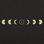 Eclipse Spelled Out in Moon Phases