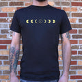 Eclipse Spelled Out in Moon Phases