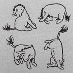 Eeyore's Tail - Winnie the Pooh Donkey Illustration
