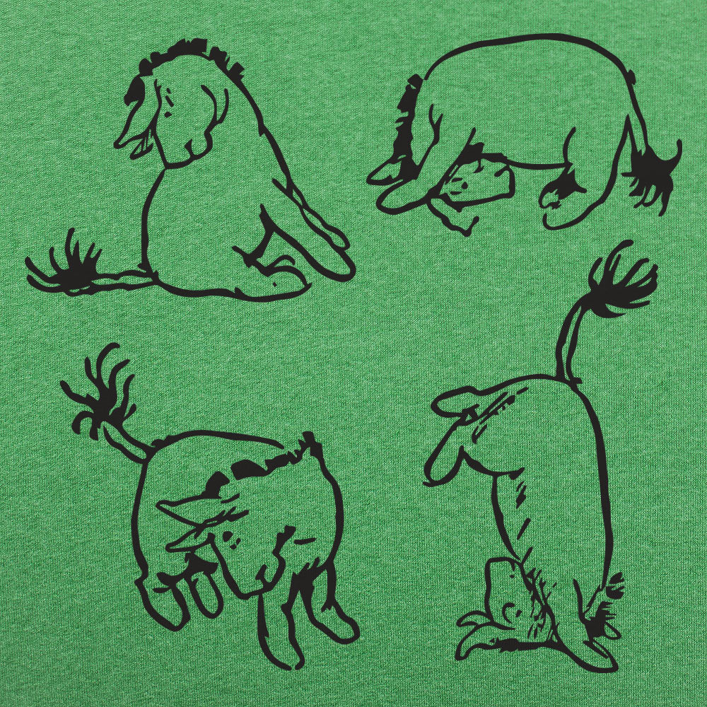 Eeyore's Tail - Winnie the Pooh Donkey Illustration