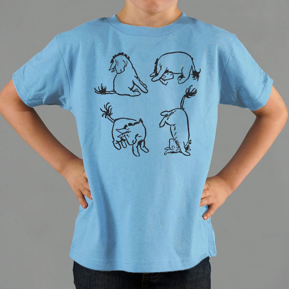 Eeyore's Tail - Winnie the Pooh Donkey Illustration