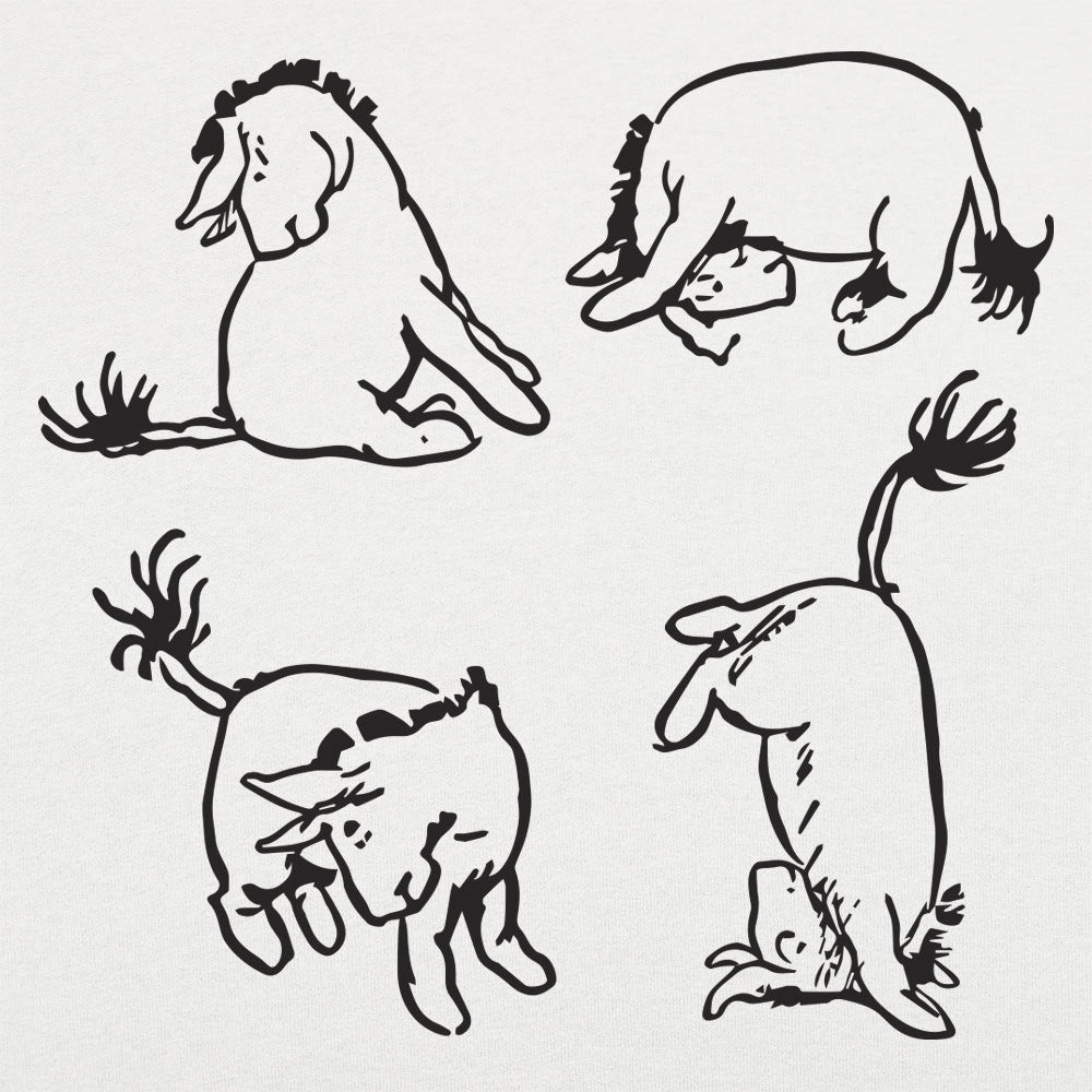 Eeyore's Tail - Winnie the Pooh Donkey Illustration