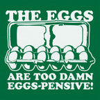 Eggs-pensive. The Eggs Are Too Damn Expensive