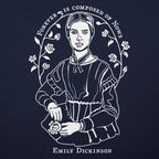 Emily Dickinson Forever Is Composed of Nows Quote Portrait