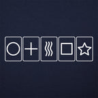 ESP Cards Zener Psychic Test Symbols