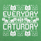 Every Day Is Caturday Ugly Sweater Style Cat Pattern