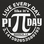 Every Day Is Pi Day. Pi Symbol Badge for March 14th