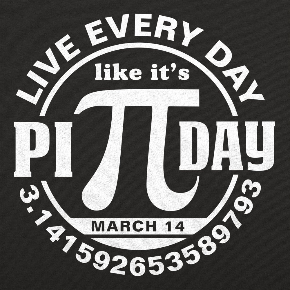 Every Day Is Pi Day. Pi Symbol Badge for March 14th