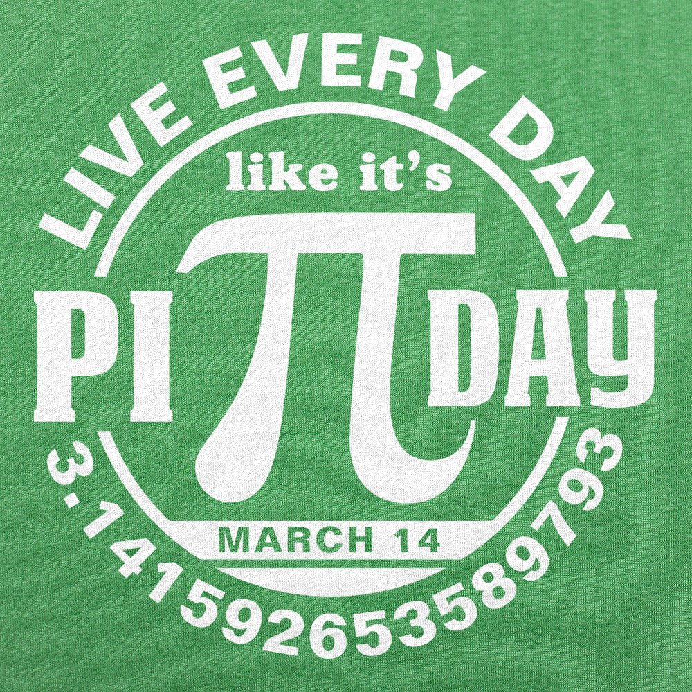 Every Day Is Pi Day. Pi Symbol Badge for March 14th