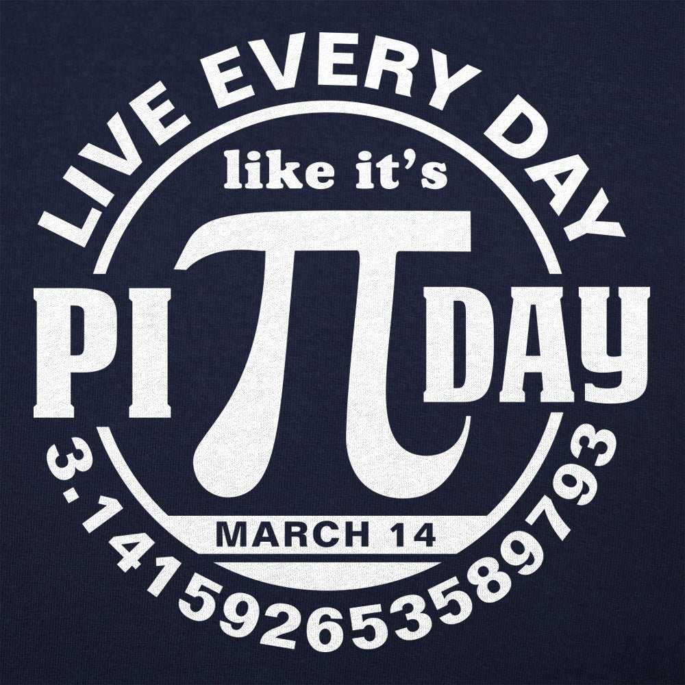Every Day Is Pi Day. Pi Symbol Badge for March 14th