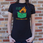 Everything Is Fine Smiling Dumpster Fire