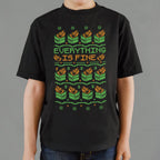 Everything Is Fine Dumpster Fire Ugly Sweater Pattern