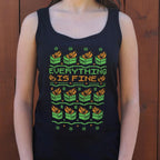 Everything Is Fine Dumpster Fire Ugly Sweater Pattern