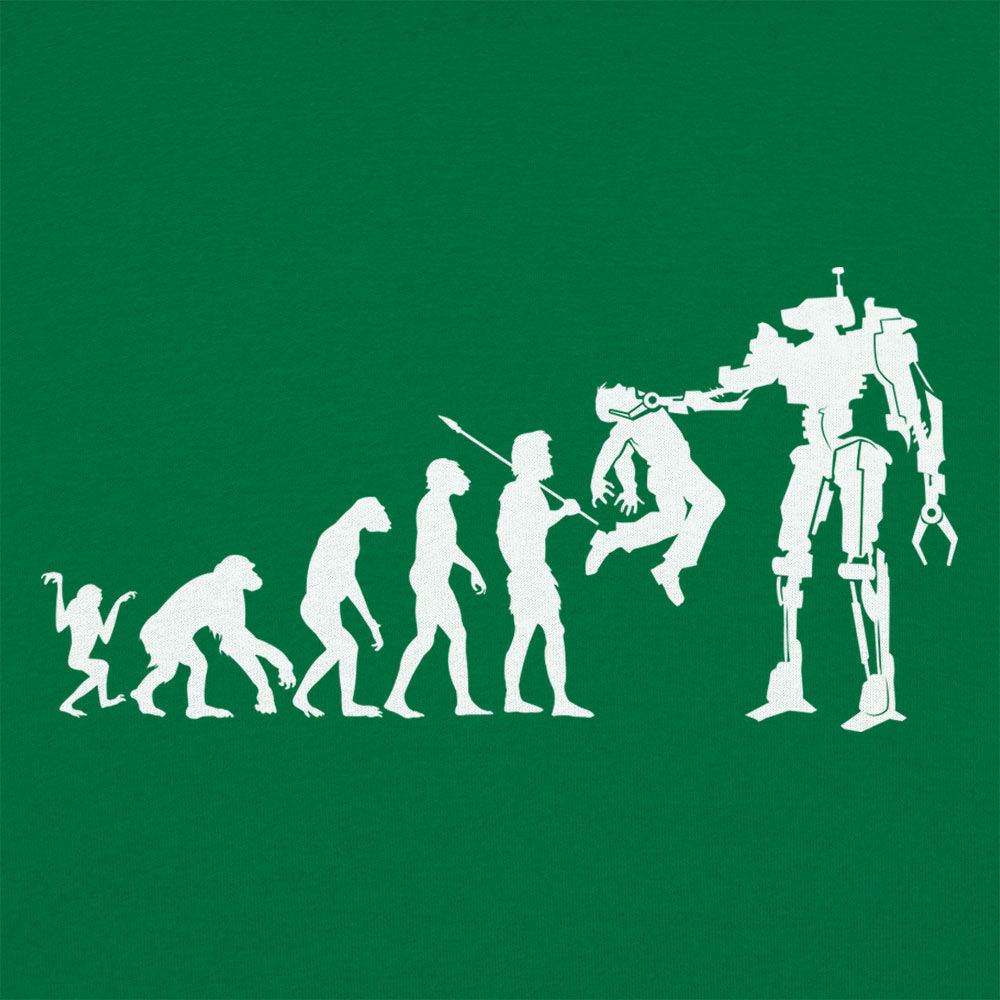 Evolution to Termination Ape to Man to Killer Robot