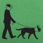 Face Cones Man and Dog Wearing Cone of Shame