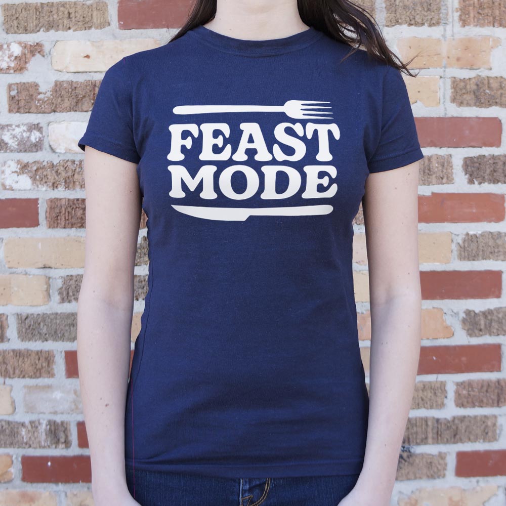 Feast Mode Thanksgiving Dinner Fork and Knife
