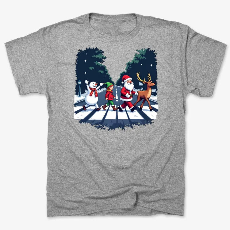 Festive Abbey Road Inspired T-Shirt