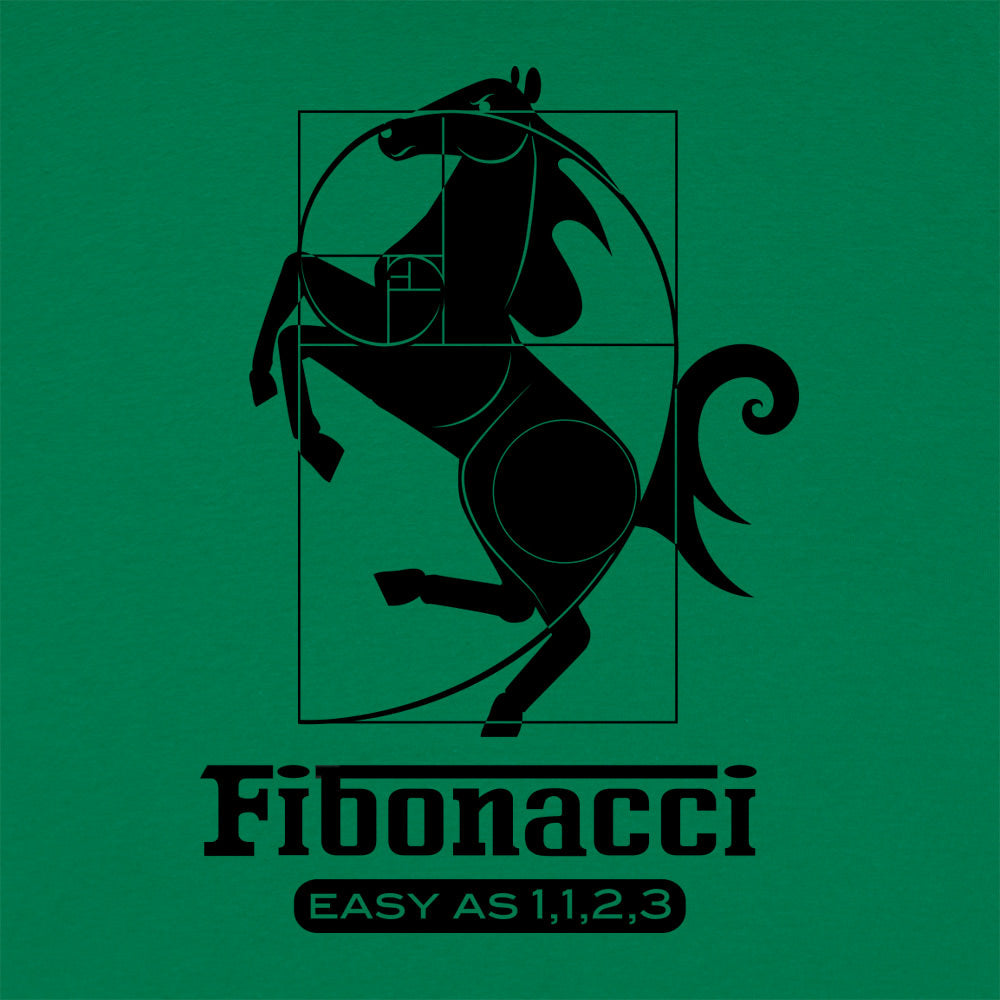 Fibonacci Easy As 1.1.2.3 Golden Ratio Stallion