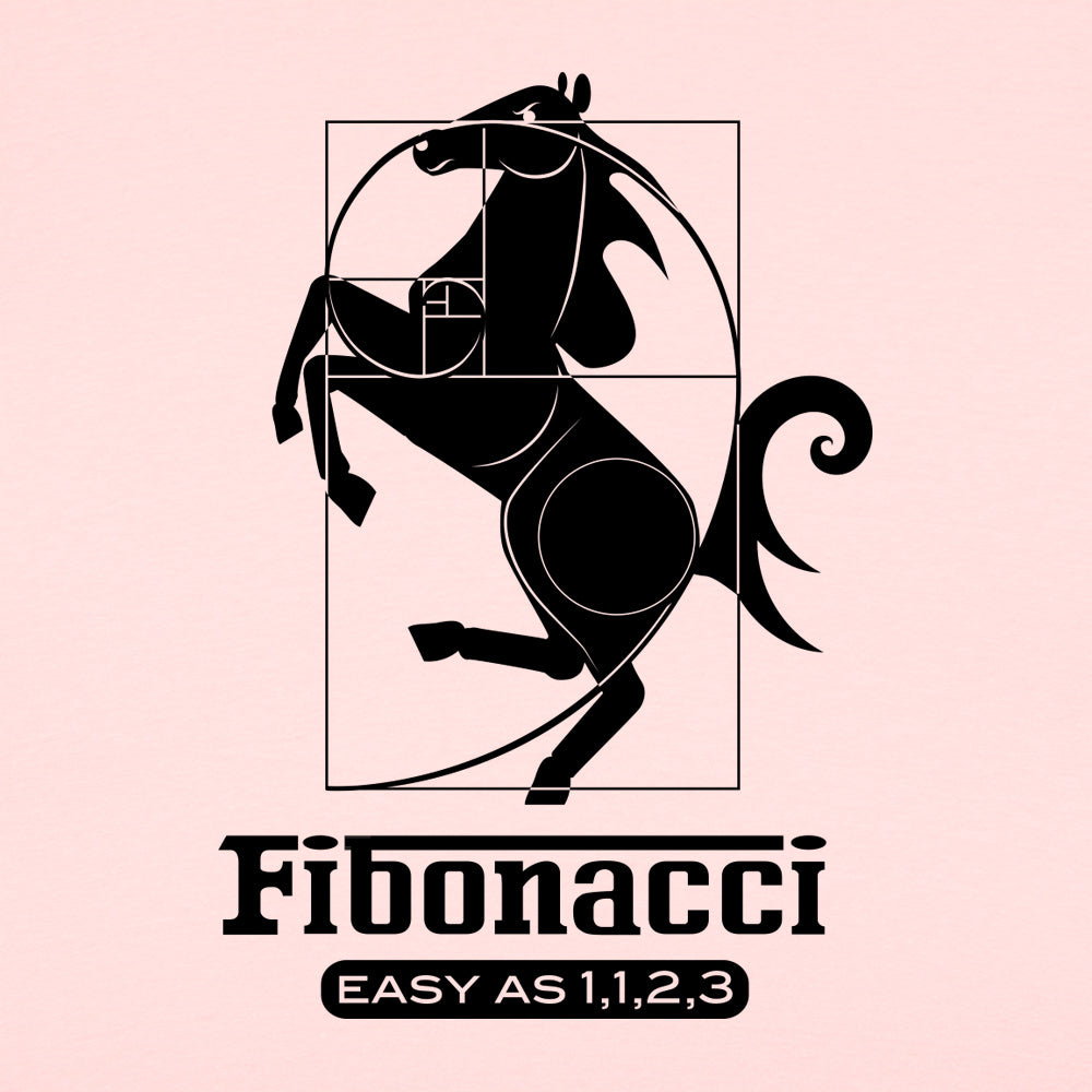 Fibonacci Easy As 1.1.2.3 Golden Ratio Stallion