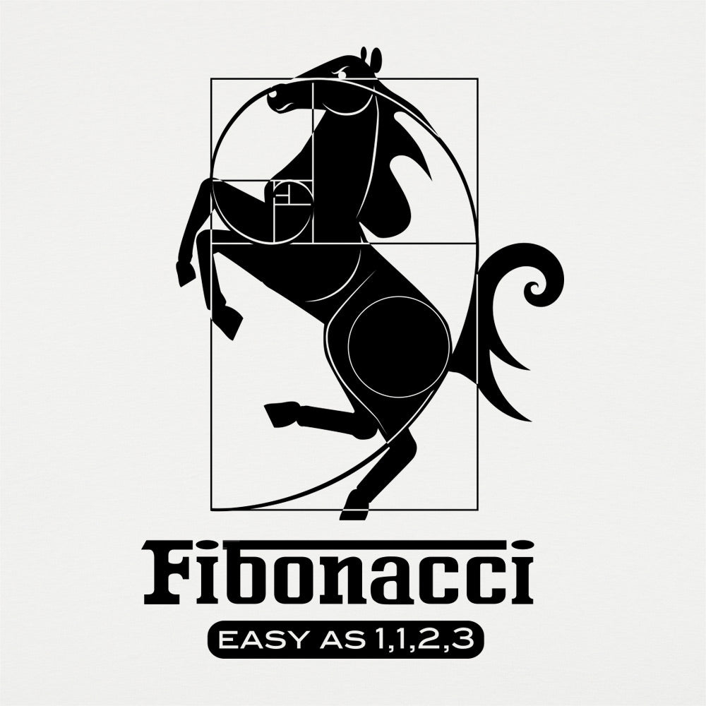 Fibonacci Easy As 1.1.2.3 Golden Ratio Stallion