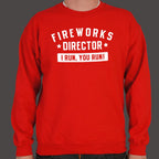 Fireworks Director I Run You Run 4th of July Design