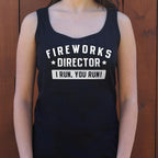 Fireworks Director I Run You Run 4th of July Design