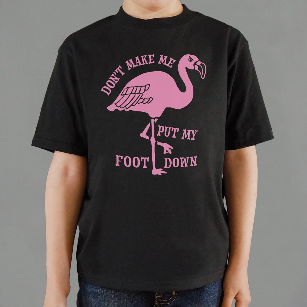 Don't Make Me Put My Foot Down Flamingo