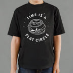 Time Is A Flat Circle Crushed Can Design