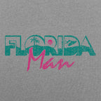 Florida Man Retro Sunset with Palm Trees